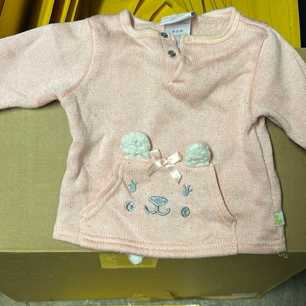 6-9 month girls sweater